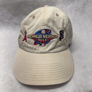 Vintage Anaheim Angels San Francisco Giants Hat Cap Strap Back MLB Baseball 2002